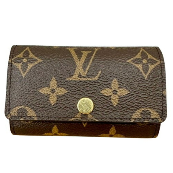 Louis Vuitton Monogram Multicles M62630 6-ring key case with IC chip unisex.